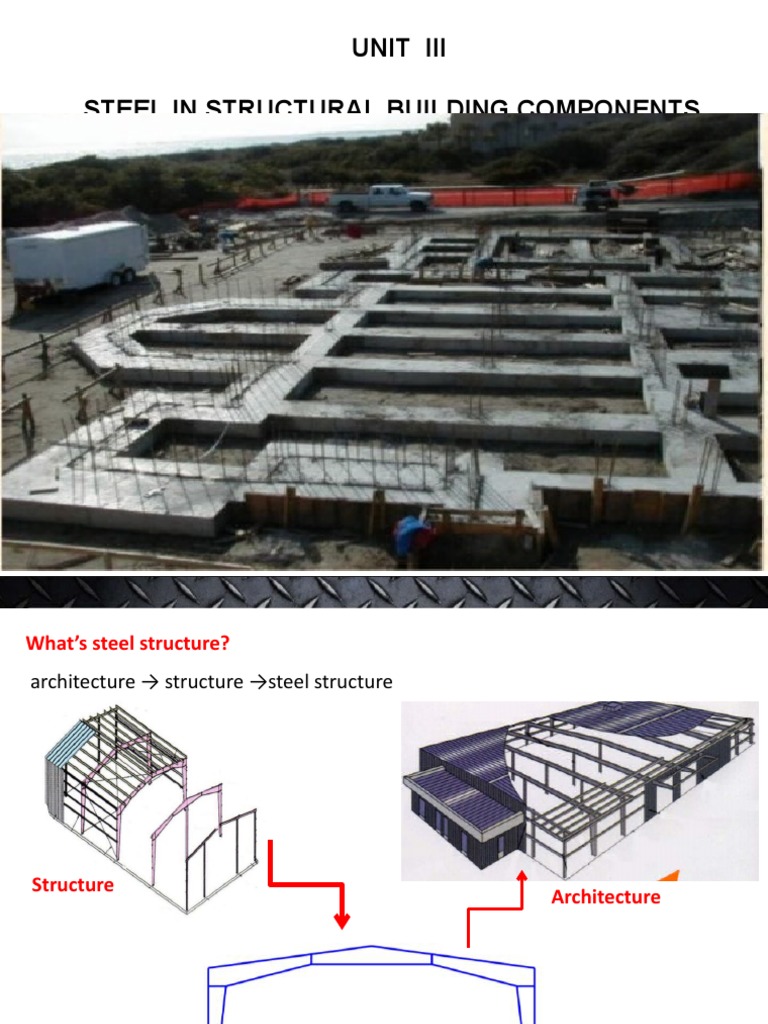 Steel Structures in Building Design | PDF | Foundation (Engineering ...
