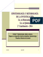 Ciencia, Epistemologia y Actividad Cientifica PDF