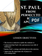 St. Paul: From Persecuto RTO Apostle