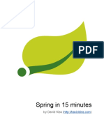 Spring in 15 Minutes: by David Kiss ( )