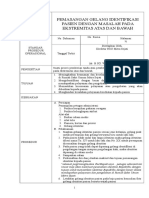 Sop Pemasangan Identitas Pada Pasien Dengan Masalah Pada Ekstremitas Atas Dan Bawah PDF