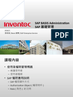 SAP Administration Training Documentation