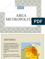 Historia Del Area Metropolitana de Barranquilla