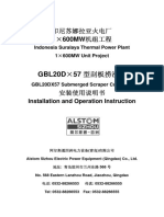 GBL20D×57 型刮板捞渣机: Installation and Operation Instruction