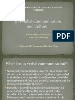 Non-Verbal Communication and Culture - Omaid