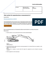 Slew System For Superstructure, Measurement Of: Service Information