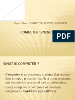 Computer Science For Xi: Chapter Name: Computer System Overview