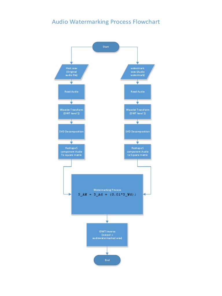 Audio Watermarking Process | PDF