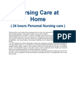 Nursing Care at Home