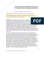 Predictores Demográficos y Familiares Del Desarrollo Temprano de La Función Ejecutiva