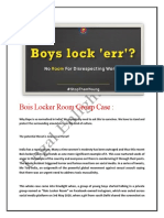 Boys Locker Room Case