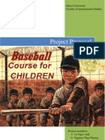 Baseball Course For Children