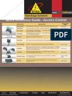 Quick Reference Guide - Access Control: Total Surge Solutions
