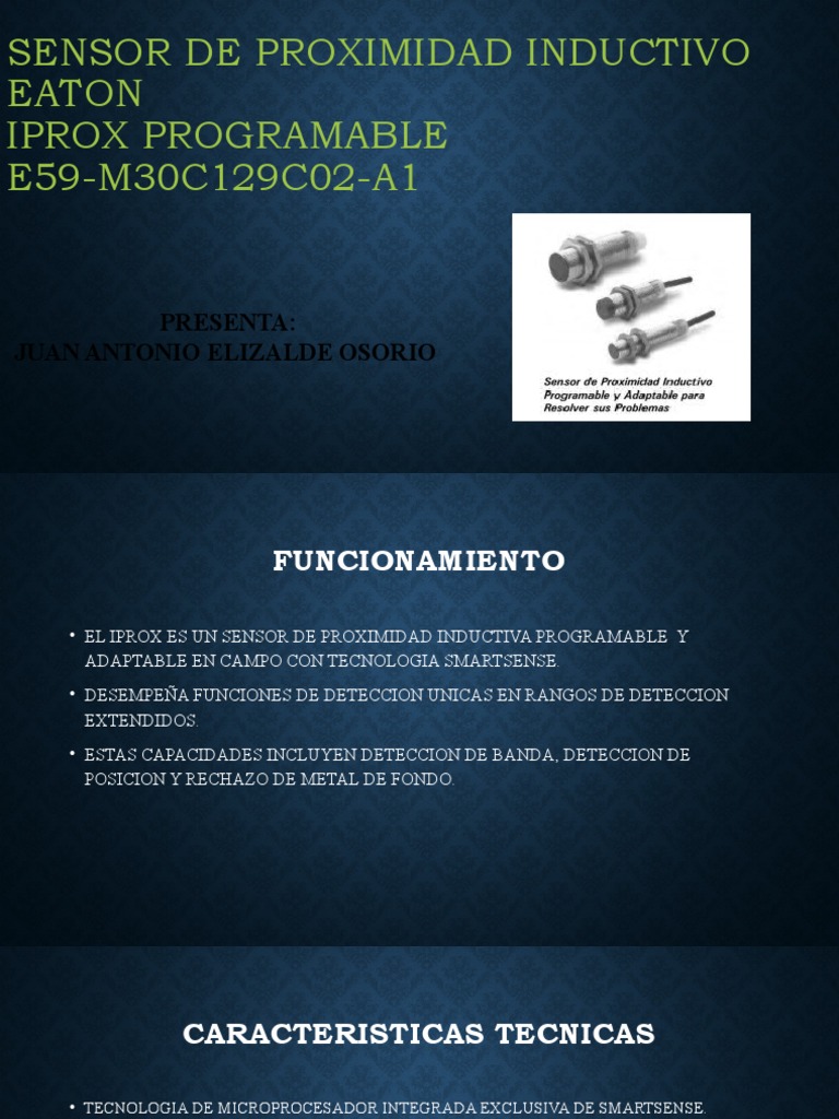 Sensor Inductivo iProx Programable | PDF | Tecnología