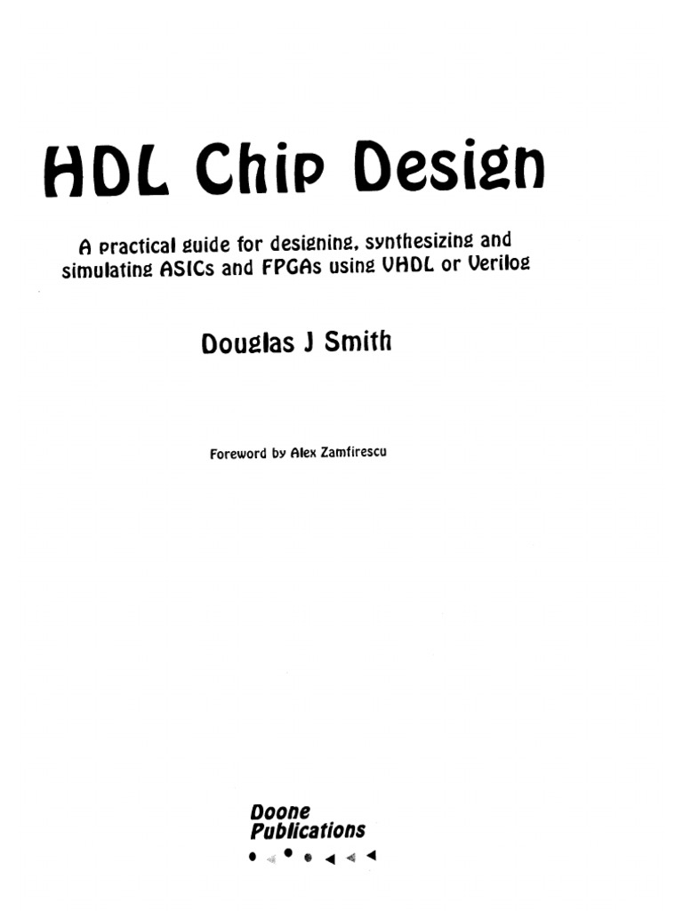 Hdl Chip Design A Practical Guide For Designing - 