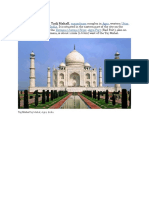 India's Taj Mahal Mausoleum