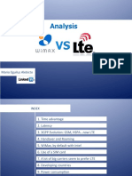 Analysis WiMax LTE