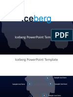 9064 Iceberg Shape Powerpoint