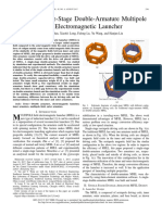 Study of Single-Stage Double-Armature Multipole Field Electromagnetic Launcher