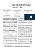 The Application of Optimum Self-Tuning Fuzzy Logic Controllers in Multi-Area Power Systems Including UPFC