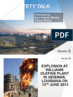 Safety Talk on 2013 Explosion at Williams Olefins Plant