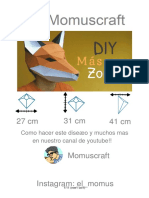 Máscara de Zorro PDF