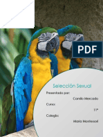 Informe de Selección Sexual