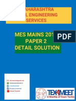 MES 2019 Paper 2 Detail Solution KT