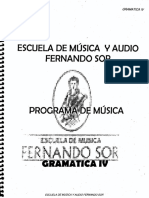 Gramática IV - Fernando Sor