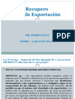 Recupero IVA de Exportación