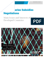 WTO Fisheries Subsidies Negotiations: Main Issues and Interests of Least Developed Countries