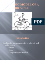 Dynamic Model of A Bicycle