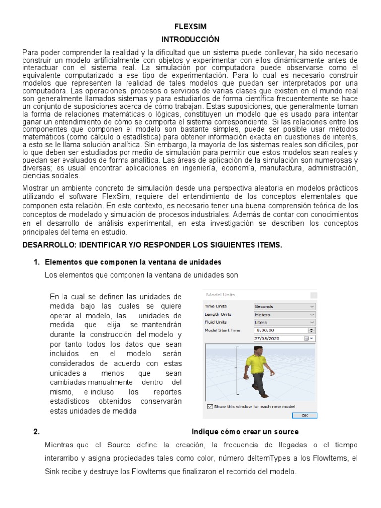 Guía de Simulación con FlexSim | PDF | Simulación | Informática