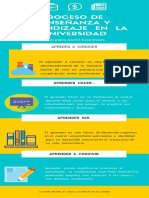 Proceso de Enseñanza y Aprendizaje en La Universidad