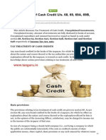 Taxguru - In-Tax Treatment of Cash Credit Us 68 69 69A 69B 69C and 69D