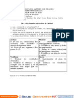 Taller 8 - Aplicaciones de Modelos de Calidad