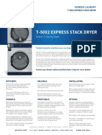 Efficient Stack Dryer for Vended Laundry