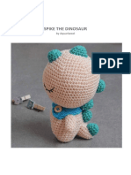 Spike the Dinosaur Crochet Pattern