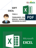SESION 4 - EXCEL