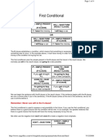 First Conditional PDF