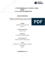 La Pertinencia Del Uso de La Teoría de Las Apariencias' en El Proceso de Elección de Fiscales