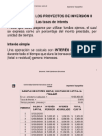 Clase - FINANZAS EN LOS PROYECTOS DE INVERSIÓN II