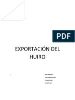 Exportación Del Huiro