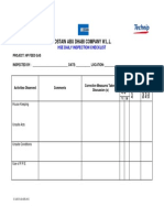 HSE Daily Insp Checklist (Format)