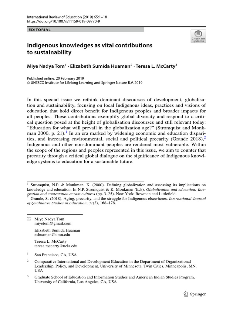 Indigenous To Sustainable Development | PDF | Colonialism | Indigenous ...