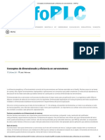 Conceptos de Dimensionado y Eficiencia en Servomotores - infoPLC PDF
