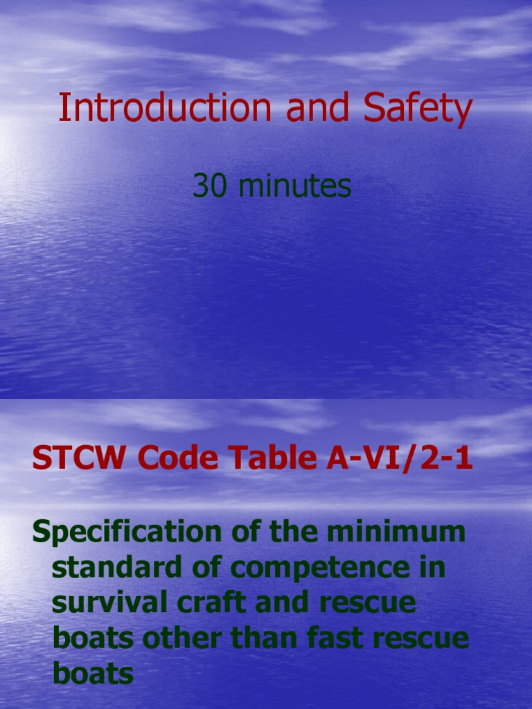 Survival Craft Competence Training Guide | PDF | Technology ...