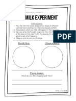 The Milk Experiment