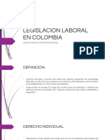 LEGISLACION LABORAL EN COLOMBIA