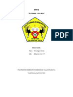 Essai "Bahasa Inggris": Nama: Neneng Liestyani NIM: PO.62.24.2.19.177